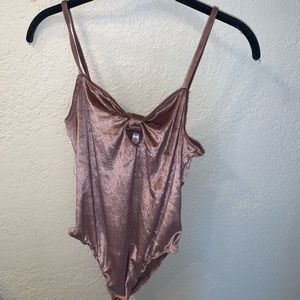Velvet bodysuit
